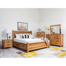  Mako Wood Furniture Hudson Queen Panel Bed with Storage 8400-ST-Q IMAGE 2