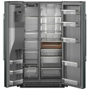  KitchenAid 36-inch, 20.8 cu. ft. Counter-Depth, Side-by-Side Refrigerator with Ice and Water Dispenser KRSC536RJP IMAGE 3