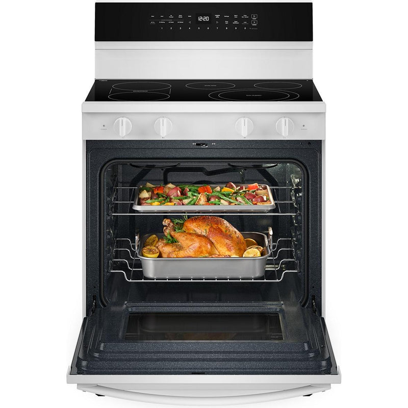  Whirlpool 30-inch Freestanding Electric Range with Air Cooking Technology YWFES7030SW IMAGE 2