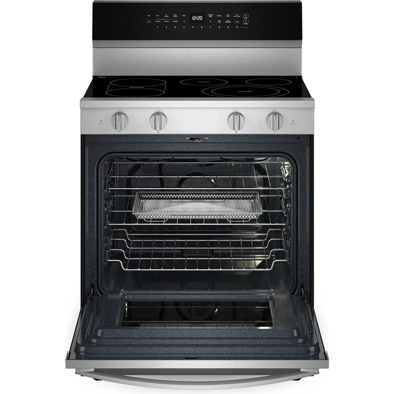  Whirlpool 30-inch Freestanding Electric Range with Air Cooking Technology YWFES7030SZ IMAGE 3