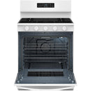  Whirlpool 30-inch Gas Range with Air Cooking Technology WFGS5730SW IMAGE 2