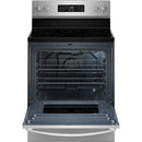  Whirlpool 30-inch Electric Range with Air Cooking Technology and Steam Clean YWFES4530SZ IMAGE 2