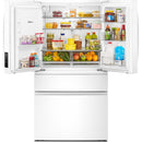  Whirlpool 36-inch French 4-Door Refrigerator with Water and Ice Dispensing System WRMF3636SW IMAGE 2