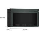  KitchenAid 30-inch, 1.1 cu. ft. Over-the-Range Microwave Oven with Air Fry Technology YKMMF530PJP IMAGE 9