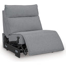  Signature Design by Ashley ModMax II 6590631 Power Armless Recliner with Adjustable Headrest IMAGE 2