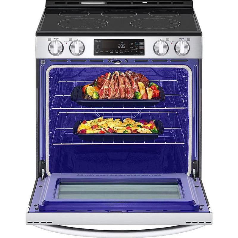  LG 30-inch Slide-in Smart Electric Range with Wi-Fi LSEL6331XE IMAGE 2