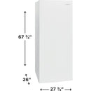  Frigidaire 28-inch, 16 cu. ft. Freestanding All Refrigerator FRAE1626AW IMAGE 4