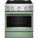  KitchenAid 30-inch Freestanding Commercial-Style Dual-Fuel Range KFDS930SDC IMAGE 1