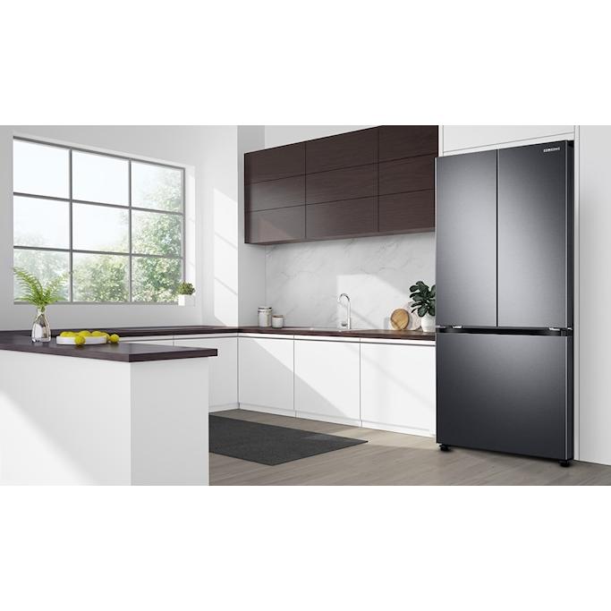  Samsung 18 cu. ft. Counter-Depth French 3-Door Refrigerator RF18A5101MT/AA IMAGE 13