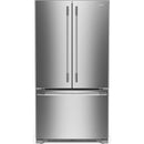  KitchenAid 36-inch, 20 cu. ft. French 3-Door Refrigerator KRFC136SPS IMAGE 1