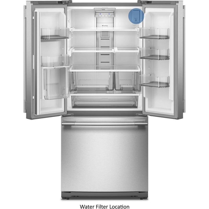  KitchenAid 30-inch, 20 cu. ft. French 3-Door Refrigerator KRFF330SPS IMAGE 11