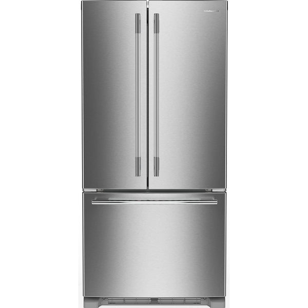  KitchenAid 33-inch, 22 cu. ft. French 3-Door Refrigerator KRFF333SPS IMAGE 1