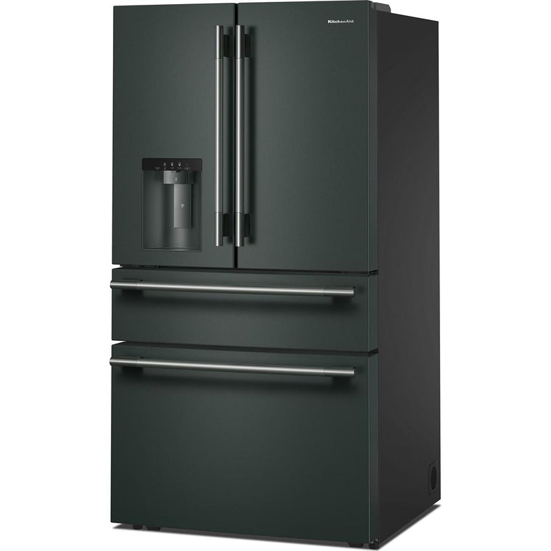  KitchenAid 36-inch, 29.51 cu. ft. Freestanding French 4-Door Refrigerator with Water and Ice Dispensing System KRMF436SJP IMAGE 7