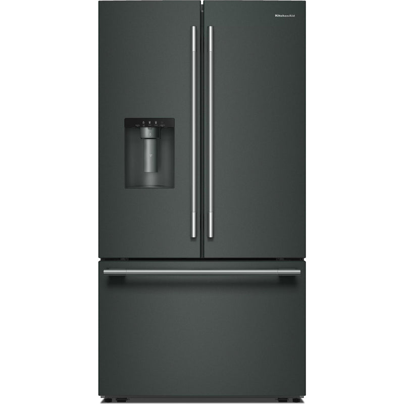  KitchenAid 36-inch French 3-Door Refrigerator with Water and Ice Dispensing System KRFF436SJP IMAGE 1
