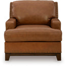  Signature Design by Ashley Saonara Stationary Leather Match Chair PC7310920 IMAGE 2