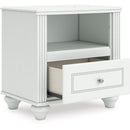  Signature Design by Ashley Nightstands 1 Drawer PCB1819-91 IMAGE 2