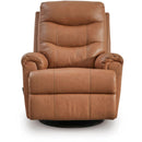  Signature Design by Ashley Flynwood Swivel Glider Leather Match Recliner PCU1340161 IMAGE 3