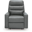  Signature Design by Ashley Pennacle Pier Power Leather Match Recliner PCU1350113 IMAGE 3
