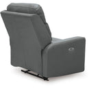  Signature Design by Ashley Pennacle Pier Power Leather Match Recliner PCU1350113 IMAGE 4