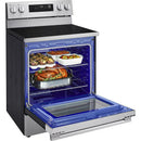  LG 30-inch 6.3 cu ft. Electric Range with Probake Convection and EasyClean® LREN6321YE IMAGE 15