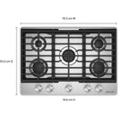  KitchenAid 30-inch Built-in Gas Cooktop with 5 Burners KCGK330SSS IMAGE 5