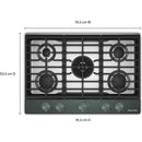  KitchenAid 30-inch Built-in Gas Cooktop with 5 Burners KCGK530SJP IMAGE 4