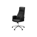  Monarch I 7344 Office Chair - Black Leather-Look IMAGE 4