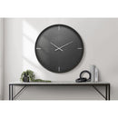  Monarch I 9035 30"Dia Wall Clock - Black IMAGE 1