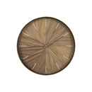  Monarch I 9051 20"Dia Wall Clock - Brown IMAGE 2