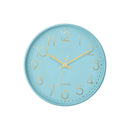  Monarch I 9109 12"Dia Wall Clock - Blue Finish IMAGE 2