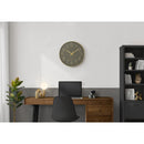  Monarch I 9110 12"Dia Wall Clock - Dark Bronze Finish IMAGE 1