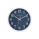  Monarch I 9116 12"Dia Wall Clock - Blue Finish IMAGE 2