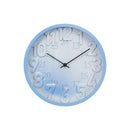  Monarch I 9119 12"Dia Wall Clock - Blue Finish IMAGE 2