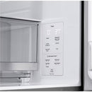  LG 36-inch, 29 cu. ft. French 4-Door Refrigerator with Mirror InstaView® MyColor® and Mini Craft Ice® LF29S9775S IMAGE 10