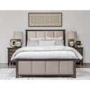  Mako Wood Furniture Scarlet King Upholstered Bed 4100-UP-SQ-K IMAGE 1