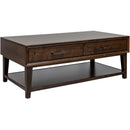  Mako Wood Furniture Pecan M-OT-300-C Coffee Table IMAGE 1