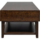  Mako Wood Furniture Pecan M-OT-300-C Coffee Table IMAGE 3