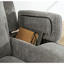  Signature Design by Ashley Mixed Motion PC8350518 Power Reclining Loveseat with Console  & Adjutasble Headrest IMAGE 4