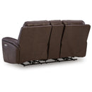  Benchcraft Gravier U1330118 Power Reclining Loveseat with Console  & Adjutasble Headrest IMAGE 4