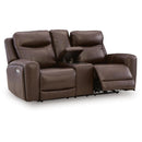  Benchcraft Gravier U1330118 Power Reclining Loveseat with Console  & Adjutasble Headrest IMAGE 6