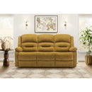  Monarch 8P23408 Reclining Sofa  - Gold IMAGE 1