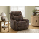  Monarch 8P31061 Recliner  - Brown IMAGE 2
