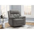  Monarch 8P41453 Power Swivel Glider Recliner - Grey IMAGE 2