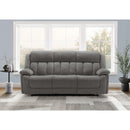  Monarch 8P43453 Power Reclining Sofa - Grey IMAGE 1