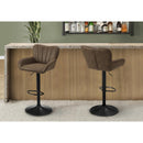  Monarch I 2329 Barstool  - Brown/Black IMAGE 2