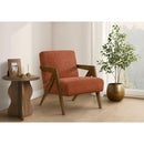  Monarch I 8303 Accent Chair  - Terracotta/Walnut IMAGE 2