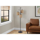 Monarch I 9651 73" Floor Lamp - Black/Brown/White IMAGE 2