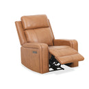  Primo International Heritage Power Glider Leather Match Recliner with Wall Recline 74153 IMAGE 3