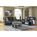  Signature Design by Ashley Glossmore Reclining Leather Match Loveseat with Console PCU1170094C IMAGE 11
