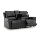  Signature Design by Ashley Glossmore Reclining Leather Match Loveseat with Console PCU1170094C IMAGE 1